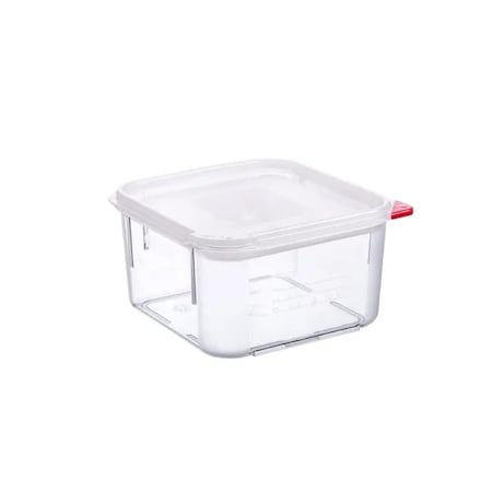 Araven Polycarbonate Airtight Square Container 2.1QT, 6PK 31851